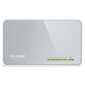 Switch TP-Link TL-SF1008D, 8-Port RJ45 10/100Mbps desktop switch, Fanless, LED indicator, Auto Negot