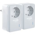 AV500 Powerline  Adapter with AC Pass Through Starter Kit, 500Mbps Powerline Datarate, 1 Fast Ethern