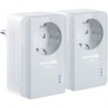 AV500 Powerline  Adapter with AC Pass Through Starter Kit, 500Mbps Powerline Datarate, 1 Fast Ethern