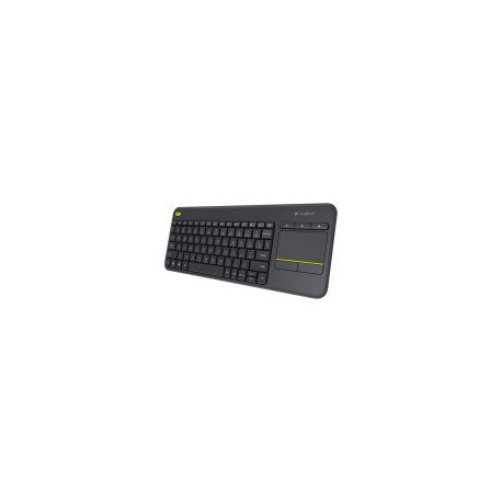 LOGITECH Wireless Touch Keyboard K400 Plus - EMEA - Croatian layout - Black
