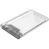 Orico vanjsko kućište 2.5" SATA HDD/SSD, up to 9.5 mm, tool free, USB Type-C (SATA3 podržano) prozirno kućište (ORICO 21