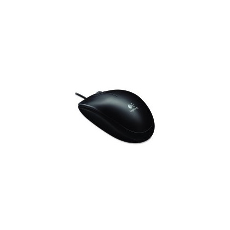 LOGITECH Corded  Mouse B100 - Business EMEA - BLACK