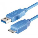 Transmedia USB 3.0 type A plug - Micro USB type B plug, 5,0 m