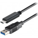 Transmedia USB type C plug - USB 3.1 type A plug, 1,0 m