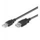 NaviaTec USB 3.0 A plug to A jack 3m Black