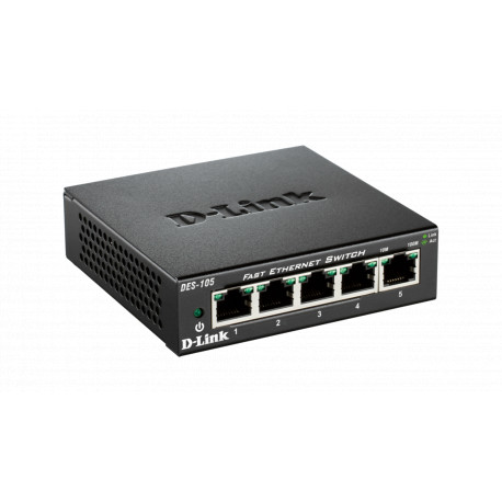 5-port 10/100Mbps Fast Ethernet Unmanaged Switch -