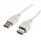 Roline VALUE USB2.0 kabel TIP A-A M/F, 1.8 m (produžni)