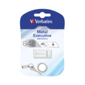 Verbatim USB2.0 Store'n'Go Metal Executive 64GB, srebrni