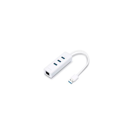 TP-LINK UE330 USB 3.0 3-Port Hub & Gigabit Ethernet Adapter 2 in 1 USB Adapter